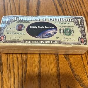 Thanks a billion shirt Shaped like a dollar